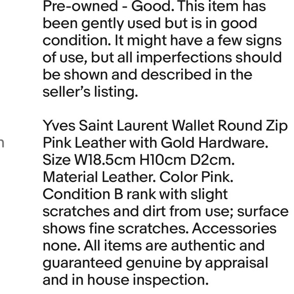 Yves Saint Laurent Pink Clutch - Picture 7 of 7